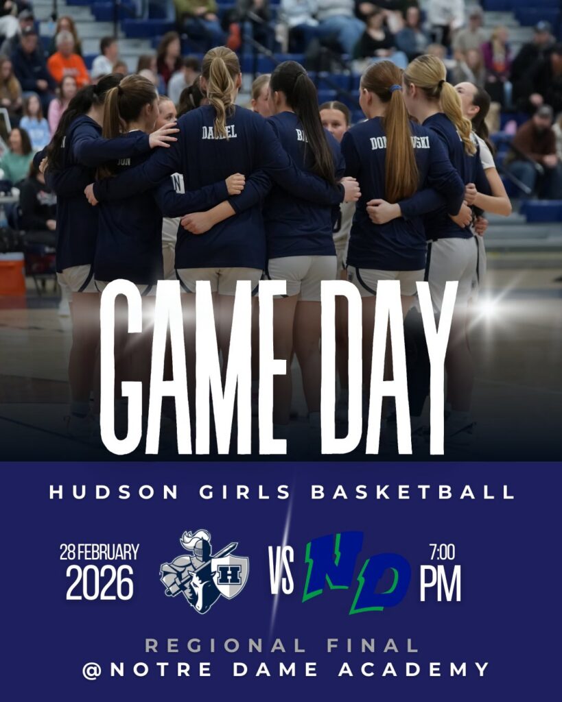 Playoff Girls Basketball-2/28: #7 Hudson at #2 Green Bay Notre Dame – 7pm Start