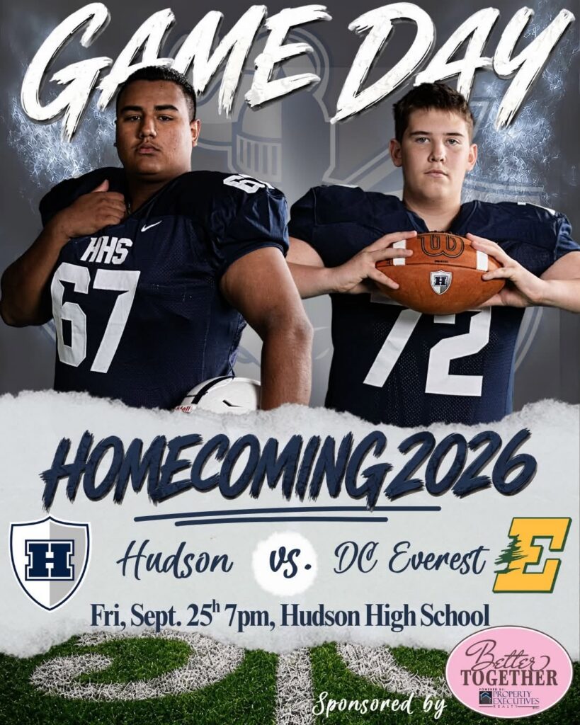 HS Football-9/25: DC Everest vs Hudson – 7pm Start