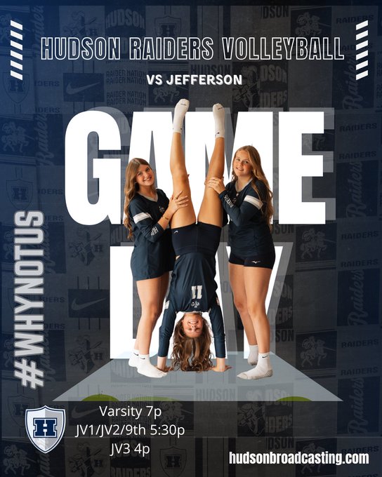 HS Volleyball – 9/15: Bloomington Jefferson vs Hudson – 7pm Start