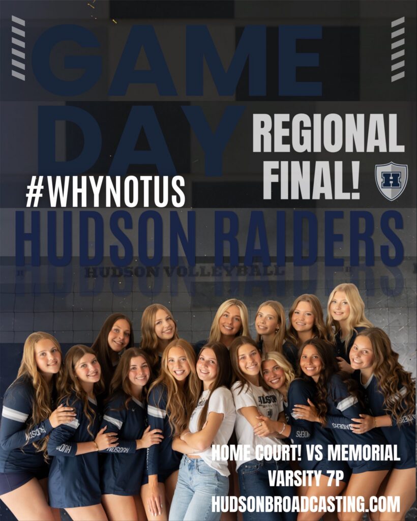 Playoff Volleyball-10/24: Eau Claire Memorial vs Hudson – 7pm Start