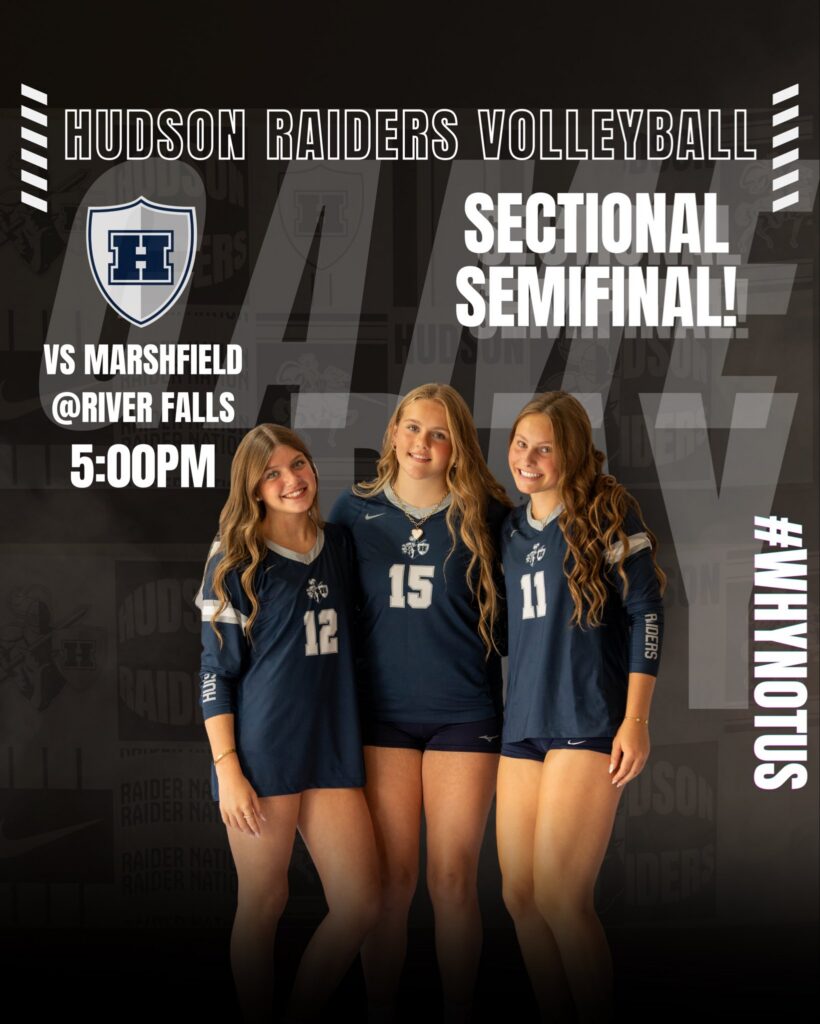 Playoff Volleyball-10/29: Marshfield vs Hudson – 5pm Start