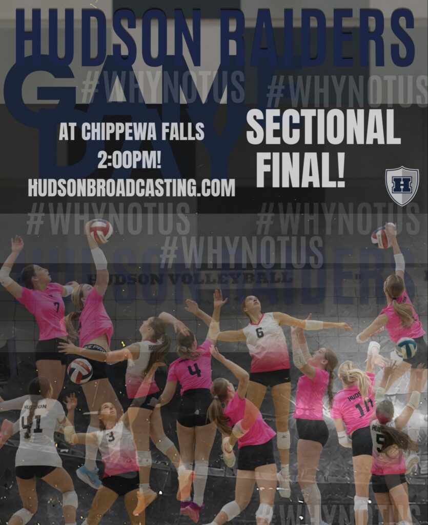 Playoff Volleyball-10/31: Hudson vs Chippewa Falls – 2pm Start